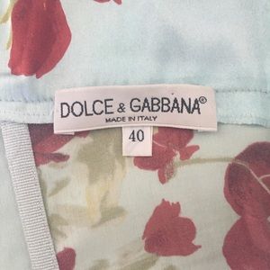 Dolce & Gabbana Tops - Dolce and Gabbana silk tube top Dolce & Gabbana Tops - Dolce and Gabbana silk tube top